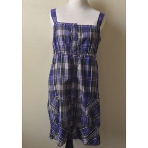 Plaid Strappy Dress